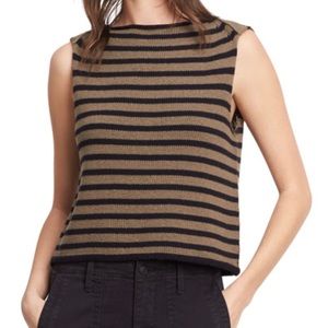 Vince Striped Tank Size L